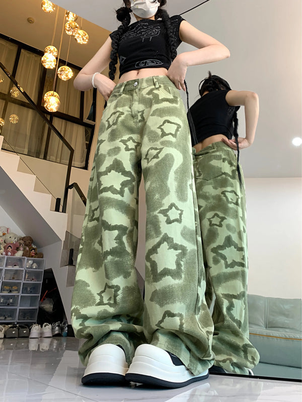 Green Star - Baggy Jeans